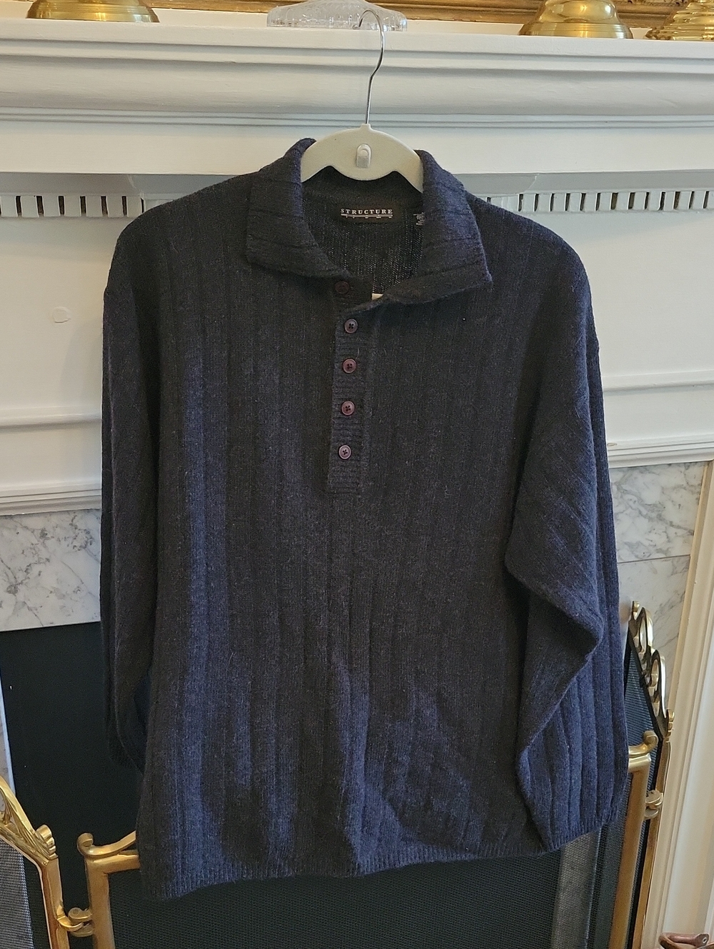 90's Structure Lambswool Sweater